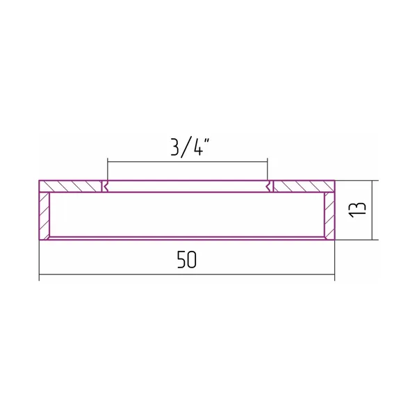 Отражатель TUBE d 50 мм (G 3/4