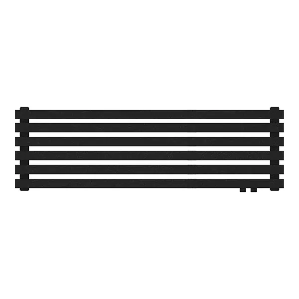 Радиатор КЗТО QUADRUM 60 H -1500-6 R RAL1T103S9005 (черный матовый муар)