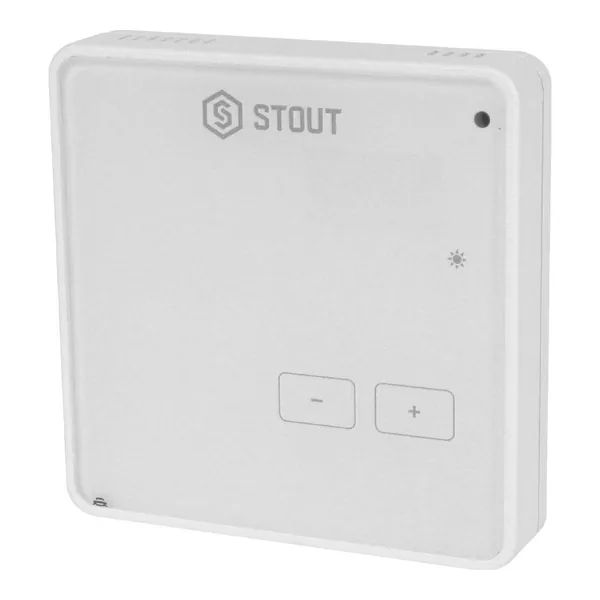 STE-0101-010003 STOUT Проводной комнатный регулятор R-10z, белый