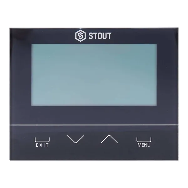 STE-0101-029222 STOUT Беспроводной комнатный двухпозиционный регулятор ST-292v2, черный