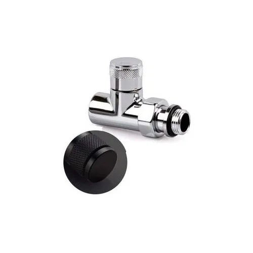 Запорный клапан прямой SR Rubinetterie Tondera 1/2", чёрный