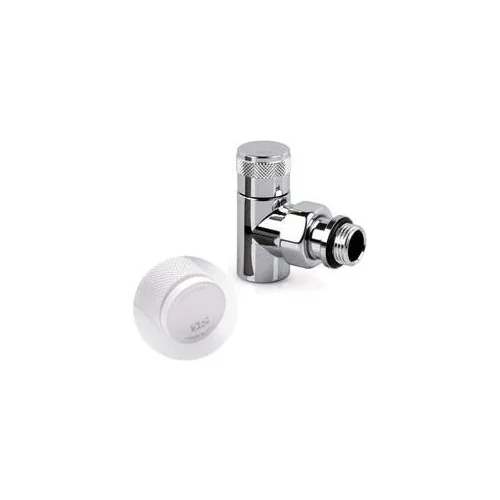 Запорный клапан угловой SR Rubinetterie Tondera 1/2", белый