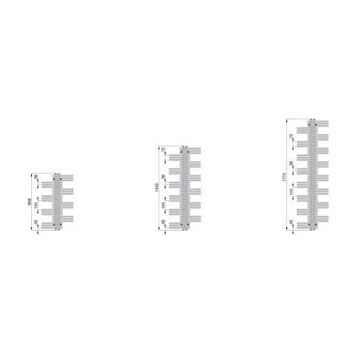 Полотенцесушитель Zehnder Yucca YSEC-180-60/GD хромированное покрытие