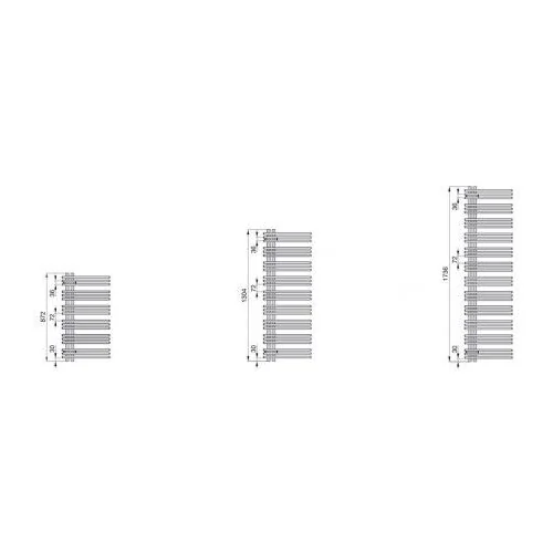 Полотенцесушитель Zehnder Yucca Asym YAD-170-040 белый (RAL 9016)