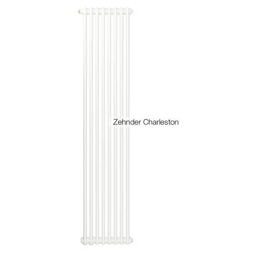 Радиатор трубчатый Zehnder Charleston 2180, 12 сек.1/2 ниж.подк. RAL9016 (кроншт.в компл)