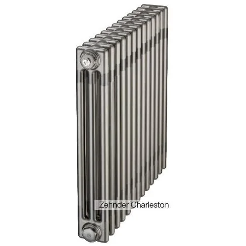 Радиатор трубчатый Zehnder Charleston Retrofit 3057, 08 сек.1/2 ниж.подк. 0325 TL (кроншт.в компл)
