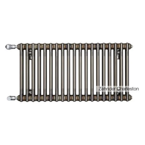 Радиатор трубчатый Zehnder Charleston Retrofit 3057, 20 сек.1/2 ниж.подк. 0325 TL (кроншт.в компл)