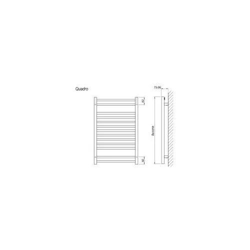 Полотенцесушитель QUADRO 600x764