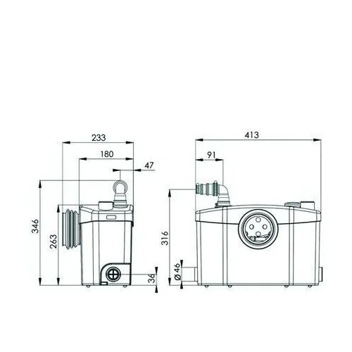 Санинасос SFA SANIPRO XR