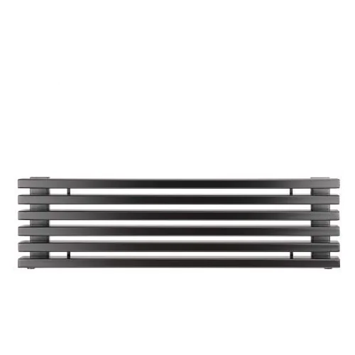 Трубчатый радиатор Loten Grey Z H280*L1000 6 секций RAL 9005 нижнее подкл. 0,682кВт