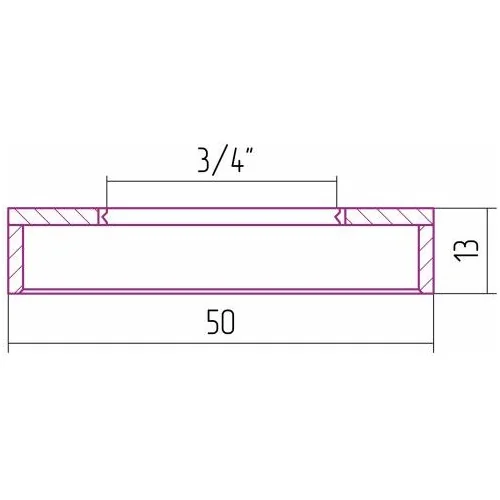 Отражатель TUBE d 50 мм (G 3/4