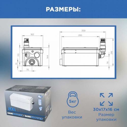 Санинасос SFA SANIDOUCHE