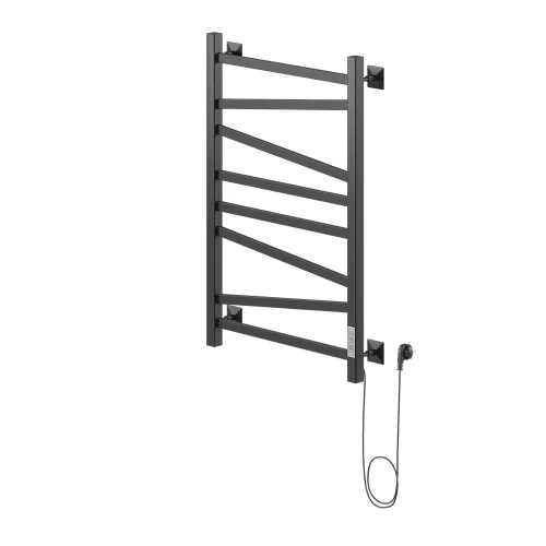 Полотенцесушитель электрический НИКА STEP 4 80/40, Ral 9005