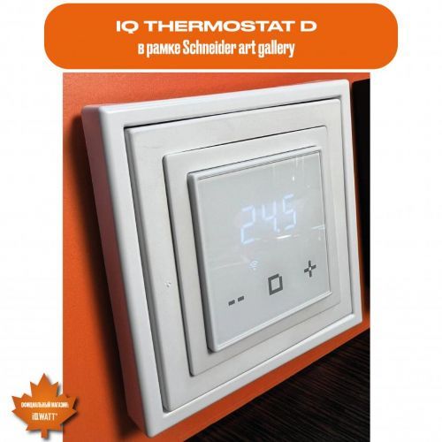 Терморегулятор IQ THERMOSTAT D черный матовый