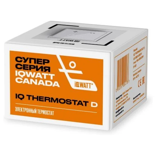 Терморегулятор IQ THERMOSTAT D black/white