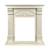 Каминокомплект Dublin (деревянный) RUSTIC (Разборный) - Слоновая кость с очагом Majestic FX M Black RC