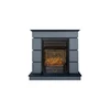 Каминокомплект Modern (Разборный) - Серый графит (Глубина 319 мм) с очагом Majestic FX M Black RC