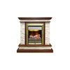 Каминокомплект Calgary - Дуб / Сланец беженый с очагом Danville Antique Brass FB2 Каминокомплект Calgary - Дуб / Сланец беженый с очагом Danville Antique Brass FB2