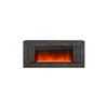 Каминокомплект Line 42 SFT Stone Touch (Разборный) - Серый мрамор с очагом Vision 42 LED
