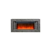 Каминокомплект Line 42 Concrete - Серый бетон с очагом Vision 42 LED