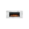 Каминокомплект Line 42 SFT White Marble (Разборный) - Белый мрамор с очагом Vision 42 LOG LED