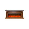 Каминокомплект Edinburg 60 - Орех с очагом Vision 60 LED