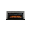 Каминокомплект Lindos 60 SFT - Серый мрамор с очагом Vision 60 LOG LED Каминокомплект Lindos 60 SFT - Серый мрамор с очагом Vision 60 LOG LED