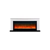 Каминокомплект Bergen 60 (Разборный) - Белый с черным с очагом Vision 60 LED