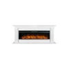 Каминокомплект Lyon 60 SFT (Разборный) - Белый с очагом Vision 60 LOG LED_