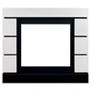 Портал Royal Flame Modern 23 (Разборный) - Белый с черным