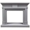 Каминокомплект Coventry Grey - Серый с очагом Emerald 28
