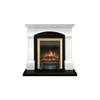 Каминокомплект Langford - Белый с черным с очагом Fobos FX Brass