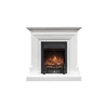 Каминокомплект Bradford - Белый с очагом Fobos FX Black