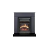 Каминокомплект Bergen (Разборный) - Серый графит (Ширина 900 мм) с очагом Majestic FX Black