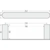 Полотенцедержатель ROUND L 260 Полотенцедержатель ROUND L 260