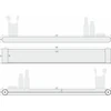 Полка прямая ROUND L 610