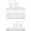 Полка прямая ROUND L 260