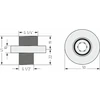 Отражатель TUBE d 50 с эксцентриком (G 1/2