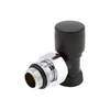 Угловой запорный клапан DR , 1/2”х1/2”, Чёрный, 0253.15WHM0AP