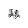 Присоединительный узел Oventrop Multiflex F ZBU 3/4 НГ x 3/4 НР угловой с преднастройкой