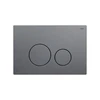 Панель смыва РЕХАУ NOVA ORB STEEL с круглыми клавишами, брашированный графитовый матовый