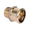 18243351 Sanha 8243G пресс-фитинг, бронза, ниппель переходной ВПр-НР 35x1