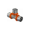 Тройник UPONOR S-PRESS PLUS равнопроходной латунный 25-25-25