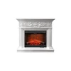 Каминокомплект Palace - Белый с серебром с очагом Symphony 30'' DF3020-EU