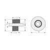 Отражатель TUBE d 50 с эксцентриком (G 1/2