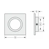Отражатель SQUARE d 26.5 мм