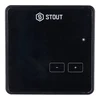 STE-0101-009004 STOUT Проводной комнатный регулятор R-9z, черный