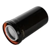SCR-8012-600250 STOUT Удлинитель дымохода конденсац. коакс. D80(п-м)/125(п-м), L250, ЧЕРНЫЙ