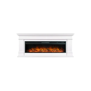Каминокомплект California V60 SFT (Разборный) - Белый с очагом Vision 60 LOG LED_ Каминокомплект California V60 SFT (Разборный) - Белый с очагом Vision 60 LOG LED_