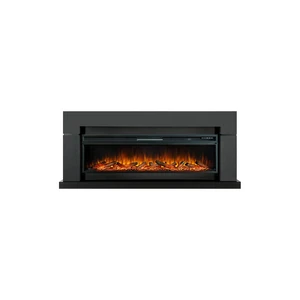 Каминокомплект Lindos 60 (Разборный) - Серый графит с очагом Vision 60 LOG LED